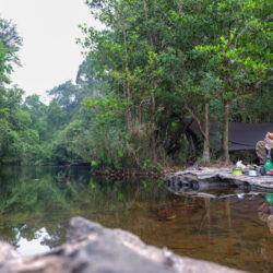 โรงเรียนนักเดินป่า อุทยานแห่งชาติเขาใหญ่ แก่งยาว เส้นทางเดินป่าเก่าแก่ เขาใหญ่ นครราชสีมา หน่วยพิทักษ์ฯ ขญ.๔ - คลองปลากั้ง